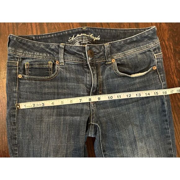Y2K Low-Rise American Eagle Original Boot Cut Jeans Size 8 - Picture 9 of 13